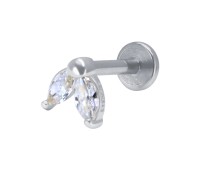 Tragus Piercing with Titanium Bar TRP-2692-TI